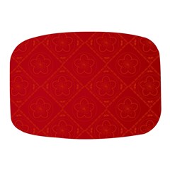 Red Chinese Background Chinese Patterns, Chinese Mini Square Pill Box by nateshop