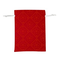 Red Chinese Background Chinese Patterns, Chinese Lightweight Drawstring Pouch (m) by nateshop