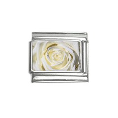 White Roses Flowers Plant Romance Blossom Bloom Nature Flora Petals Italian Charm (9mm) by Proyonanggan