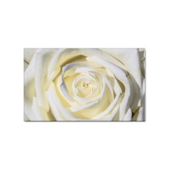 White Roses Flowers Plant Romance Blossom Bloom Nature Flora Petals Sticker Rectangular (10 Pack) by Proyonanggan