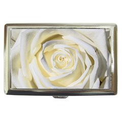 White Roses Flowers Plant Romance Blossom Bloom Nature Flora Petals Cigarette Money Case by Proyonanggan