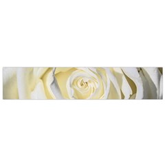 White Roses Flowers Plant Romance Blossom Bloom Nature Flora Petals Small Premium Plush Fleece Scarf by Proyonanggan