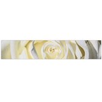 White Roses Flowers Plant Romance Blossom Bloom Nature Flora Petals Large Premium Plush Fleece Scarf  Front