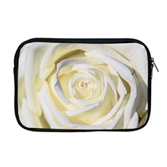 White Roses Flowers Plant Romance Blossom Bloom Nature Flora Petals Apple Macbook Pro 17  Zipper Case by Proyonanggan