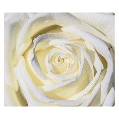 White Roses Flowers Plant Romance Blossom Bloom Nature Flora Petals Premium Plush Fleece Blanket (small) by Proyonanggan