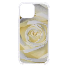 White Roses Flowers Plant Romance Blossom Bloom Nature Flora Petals Iphone 13 Mini Tpu Uv Print Case by Proyonanggan