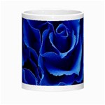 Blue Roses Flowers Plant Romance Blossom Bloom Nature Flora Petals Morph Mug Center