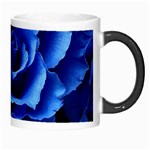 Blue Roses Flowers Plant Romance Blossom Bloom Nature Flora Petals Morph Mug Right