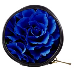 Blue Roses Flowers Plant Romance Blossom Bloom Nature Flora Petals Mini Makeup Bag by Proyonanggan