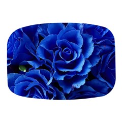 Blue Roses Flowers Plant Romance Blossom Bloom Nature Flora Petals Mini Square Pill Box by Proyonanggan