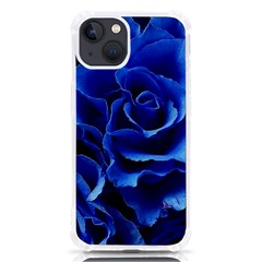 Blue Roses Flowers Plant Romance Blossom Bloom Nature Flora Petals Iphone 13 Tpu Uv Print Case by Proyonanggan