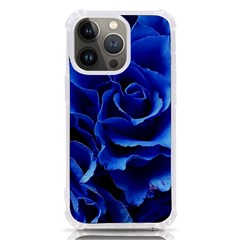 Blue Roses Flowers Plant Romance Blossom Bloom Nature Flora Petals Iphone 13 Pro Tpu Uv Print Case by Proyonanggan