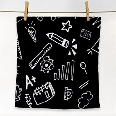 Knowledge Drawing Education Science Face Towel by Proyonanggan