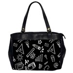 Knowledge Drawing Education Science Oversize Office Handbag (2 Sides) Front