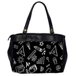 Knowledge Drawing Education Science Oversize Office Handbag (2 Sides) Back