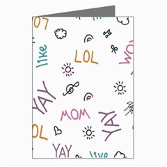 Doodle Pattern Greeting Card