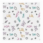 Doodle Pattern Medium Glasses Cloth Front