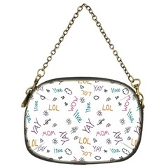 Doodle Pattern Chain Purse (one Side) by Proyonanggan