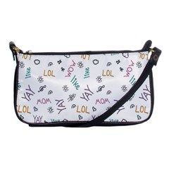 Doodle Pattern Shoulder Clutch Bag by Proyonanggan