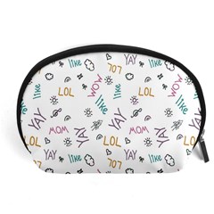 Doodle Pattern Accessory Pouch (large) by Proyonanggan