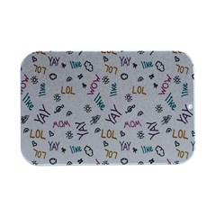 Doodle Pattern Open Lid Metal Box (silver)   by Proyonanggan