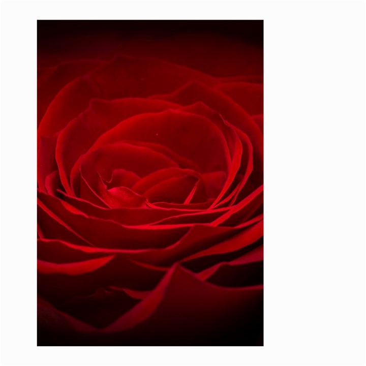 Rose Red Rose Red Flower Petals Waves Glow Small Garden Flag (Two Sides)