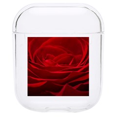 Rose Red Rose Red Flower Petals Waves Glow Hard Pc Airpods 1/2 Case by Proyonanggan