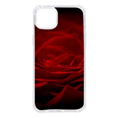 Rose Red Rose Red Flower Petals Waves Glow Iphone 14 Plus Tpu Uv Print Case by Proyonanggan