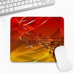 Music Notes Melody Note Sound Large Mousepad by Proyonanggan