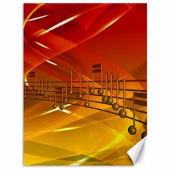 Music Notes Melody Note Sound Canvas 36  X 48  by Proyonanggan