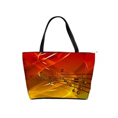 Music Notes Melody Note Sound Classic Shoulder Handbag by Proyonanggan