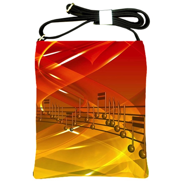 Music Notes Melody Note Sound Shoulder Sling Bag