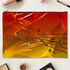 Music Notes Melody Note Sound Cosmetic Bag (xxxl) by Proyonanggan