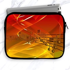 Music Notes Melody Note Sound Apple Ipad 2/3/4 Zipper Cases by Proyonanggan