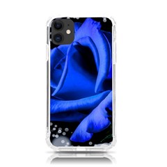 Blue Rose Bloom Blossom Iphone 11 Tpu Uv Print Case by Proyonanggan