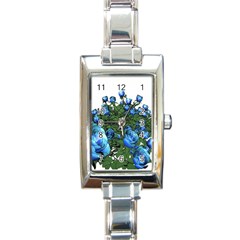 Flowers Roses Rose Nature Bouquet Rectangle Italian Charm Watch by Proyonanggan