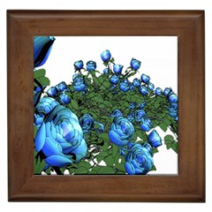 Flowers Roses Rose Nature Bouquet Framed Tile by Proyonanggan