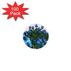 Flowers Roses Rose Nature Bouquet 1  Mini Buttons (100 Pack)  by Proyonanggan