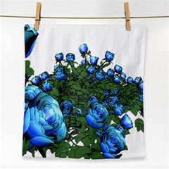 Flowers Roses Rose Nature Bouquet Face Towel by Proyonanggan