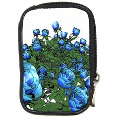 Flowers Roses Rose Nature Bouquet Compact Camera Leather Case by Proyonanggan