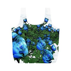 Flowers Roses Rose Nature Bouquet Full Print Recycle Bag (m) by Proyonanggan