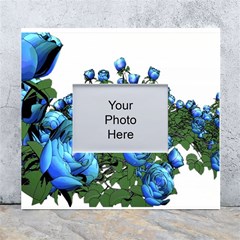 Flowers Roses Rose Nature Bouquet White Wall Photo Frame 5  X 7  by Proyonanggan