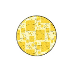 Party Confetti Yellow Squares Hat Clip Ball Marker (4 Pack) by Proyonanggan