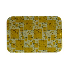 Party Confetti Yellow Squares Open Lid Metal Box (silver)   by Proyonanggan