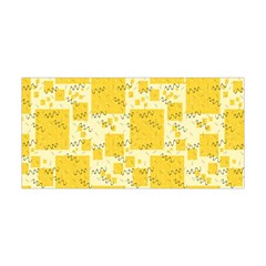 Party Confetti Yellow Squares Yoga Headband