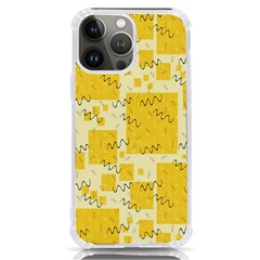 Party Confetti Yellow Squares Iphone 13 Pro Max Tpu Uv Print Case by Proyonanggan