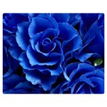 Roses Flowers Plant Romance Two Sides Premium Plush Fleece Blanket (Medium) 60 x50  Blanket Front