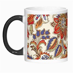 Retro Paisley Patterns, Floral Patterns, Background Morph Mug by nateshop