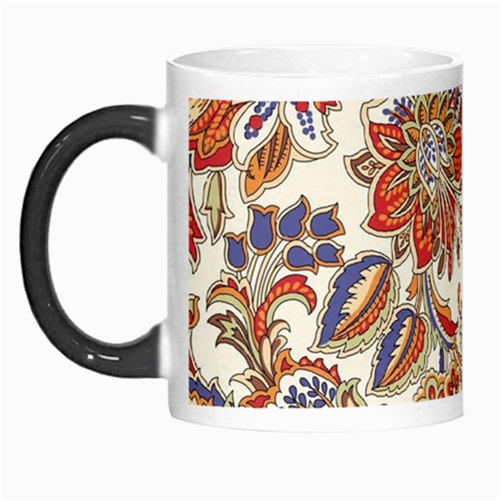 Retro Paisley Patterns, Floral Patterns, Background Morph Mug