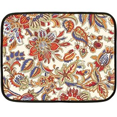 Retro Paisley Patterns, Floral Patterns, Background Two Sides Fleece Blanket (mini) by nateshop